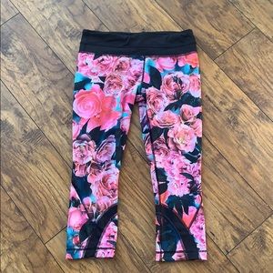 Lululemon Athletica Floral Leggings